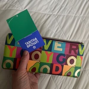 Tabitha Brown x Target Pencil Pouch VERY GOOD with avocado pull